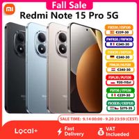 xiaomi redmi note 15 pro telefono inteligente 5g pantalla amoled crystalres de 683 pulgadas y 120 hz camara principal de 200 mp con estabilizacion optica de imagen ois procesador mediatek