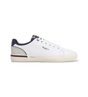 pepe jeans para hombre pms300011 zapatillas kenton campus blanco 40 plano cordones casual