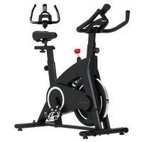bicicleta estatica de interior con volante de inercia de 15 kg monitor led con pulsometro manillar