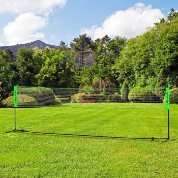 Set De Bádminton Sportnow, Pe Acero, 510x103x107-155 Cm, Negro Verde