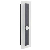 lampara de pared led de metal negro 30 cm acero acrilico sensor movimiento savane