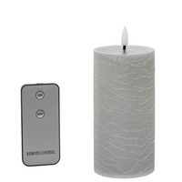 set 4 velas led gris
