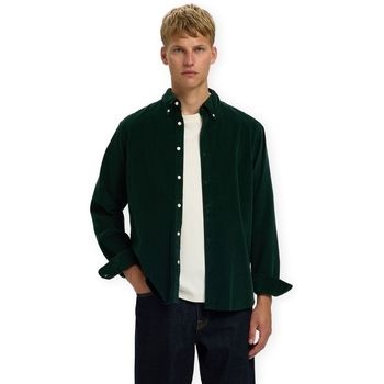 Selected Camisa manga larga Noos RegCole Danni Shirt - Pine Grove para hombre