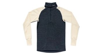 Maillot devold experdition merino azul blanco  hombre