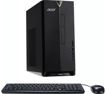 ACER TC-885 Intelu0026regCore i5 Desktop PC - 1 TB HDD & 128 GB SSD, Black, Black