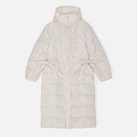 ganni tech seersucker puffer coat - sm