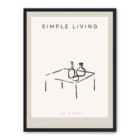 cuadro simple living