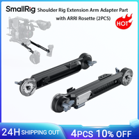 pieza adaptadora de brazo de extension de plataforma de hombro smallrig con roseta arri 2 piezas ajuste de longitud rapida de un solo toque-5206