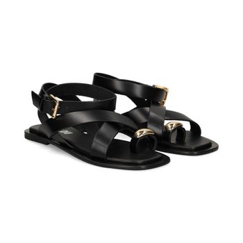 Bibi Lou Sandalias Planas Mujer - Negro Talla 38