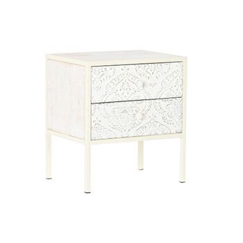 Mesita De Noche Dkd Home Decor Abeto Mdf (45 X 34 X 50,5 Cm)
