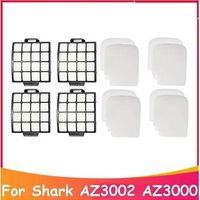 12 filtros hepa lavables de algodon de repuesto para aspiradora shark az3002 az3000  11945