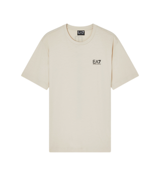 EA7 para hombre. 7M000567_AF10375 Camiseta Logo Series beige (M), Casual, Algodón, Manga corta