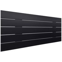 cabecero de madera reciclada dm estilo palet horizontal 105x46cm camas 105 - negro solido