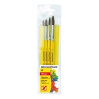 eberhard faber kit de pinceles pelo 4 unidades