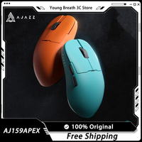 raton ajazz aj159 apex modo tri inalambrico 8k sensor paw3950 base de carga de raton para juegos de baja latencia personalizado ligero pc gamer