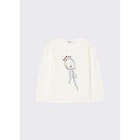 liu jo tops y camisetas t-shirt a mangas largas con estampado para nina