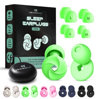 ORIGINALSAT Tapones para los oídos, tapones para los Oídos con Reducción de Ruido de 33 dB