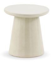 taburete  auxiliar ceramica color blanco