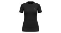 camiseta tecnica de mujer odlo merino 160 natural negra