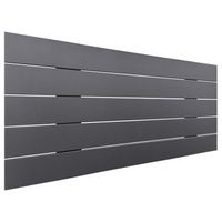 cabecero de madera reciclada dm estilo palet horizontal 110x46cm camas 105 - gris solido