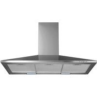 logik l90chdx17 chimney cooker hood - stainless steel stainless steel