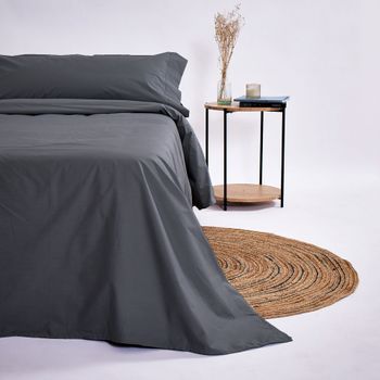 10xdiez Funda Nórdica Lisa Carbón - (cama De 200cm - Carbón)