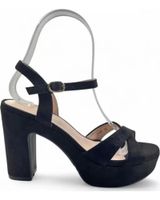 de timbos timbos 190j65 sandalia de tacon con plataforma negra negro