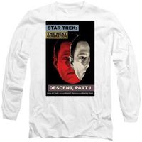 star trek camiseta manga larga the next generation season 6 episode 26 para mujer
