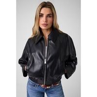 guess chaquetas w6bl45 w4102-jblk para mujer