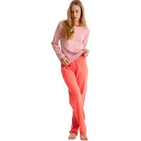 lisca pantalon chandal pijama pantalon top manga larga infinity cheek para mujer