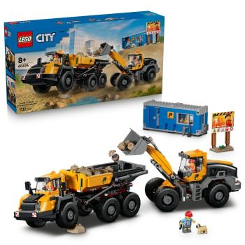 LEGO City Camión Volquete y Cargadora Frontal, Juguete de construcción +8 años - 60494