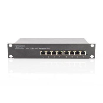 Digitus Conmutador Gigabit Ethernet PoE+ 8 Puertos 10