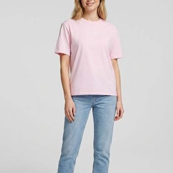 Karl Lagerfeld Polo Klj Reg Outline Logo Tee para mujer