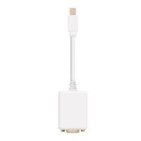 adaptador de video nanocable 10160202-w mini displayport a svga 015 m blanco