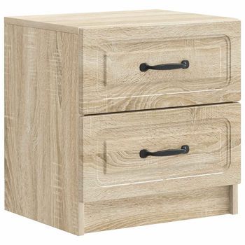 Armario De Noche Roble Sonoma 43 X 34,5 X 44,5 Cm Vidaxl