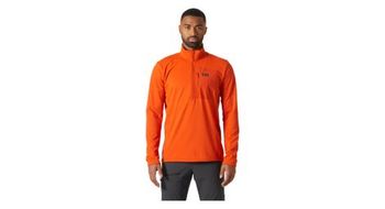 Forro polar de media cremallera helly hansen versalite naranja para hombre