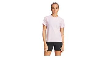 Maillot de manga corta adidas own the run rosa  mujer