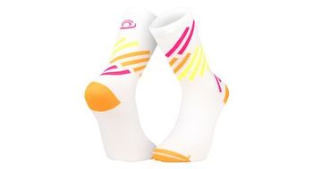 Calcetines bv sport light run   miami   naranja amarillo