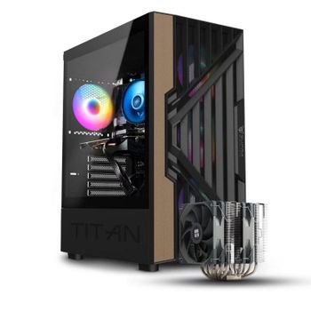 PC Gaming Titan Supra AMD Ryzen 5 7600X 32GB DDR5 2TB SSD RTX 5060 WiFi Windows 11 PRO