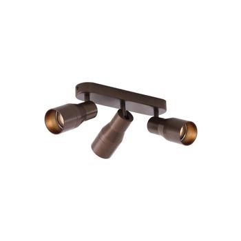 Foco techo redondo bronce oscuro gu10
