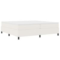 cama tapizada 203x200x60 cm espuma - crema