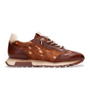 hispanitas para mujer hi265106 zapatillas de piel oregon marron 39 1 a 3cm cordones casual