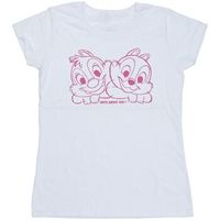 disney camiseta chip n dale nuts about you para mujer