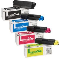 original multipack kyocera ecosys p6021cdn printer toner cartridges 4 pack -tk580bad