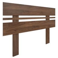 dhome cabecero nogal 95cm horizontal estilo ancho con patas madera reciclada dm herrajes incluidos 95cm horizontal ancho nogal