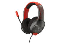 auriculares gaming - turtle beach airlite fit microfono licencia oficial de nintendo rojonegro