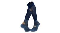 calcetines de compresion bv sport run marathon azul