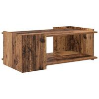 mesa de cafe  mesa de centro madera envejecida 90 x 50 x 33 cm