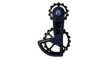 Jaula de desviador cyclingceramic ospw race 14 19t para desviador shimano ultegra   ultegra di2 y dura ace   dura ace di2 11 12s negro