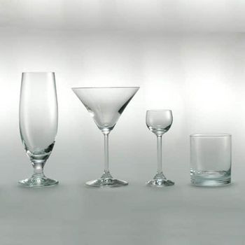 Juego De Copas De Cristal (48 Piezas) Krem, 12 Vasos De Whisky, 12 Copas De Vermú, 12 Copas De Cerveza, 12 Vasos De Chupito